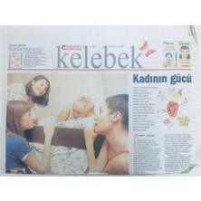 Gökçe Koleksiyon Hürriyet  Gazetesi Kelebek  Eki 12 Aralık 1997 - Kadının Gücü   GZ40469