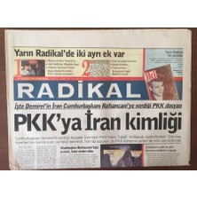 Gökçe Koleksiyon Radikal Gazetesi 21 Aralık 1996 - Ankarada Döviz Korkusu GZ6844