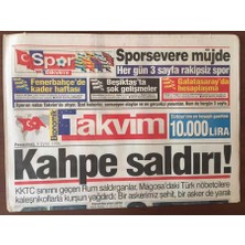 Gökçe Koleksiyon Takvim Gazetesi 9 Eylül 1996 - Refahta Kavga Kızıştı  GZ6729