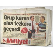 Gökçe Koleksiyon Milliyet  Gazetesi 1 Ekim 2007 - Karısının Kitabı Blairin Kabusu Oldu     GZ7044
