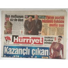 Gökçe Koleksiyon Hürriyet Gazetesi 3 Nisan 2005 - Benzin Yüklü Tanker Birbirine Girdi  3 Ölü     GZ5315