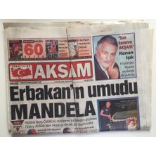 Gökçe Koleksiyon Akşam Gazetesi 2 Eylül 2000 (Inci Eki Ile) - Amerika Da Saddam Alarmı GZ6520