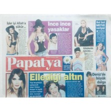 Gökçe Koleksiyon Takvim Gazetesi Papatya Eki 9 Temmuz 2006 - Hülya Avşarın Ellediği Altın, Denizde Büyük Dalga, Sese Acı Biber Dopingi   GZ42303