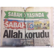 Gökçe Koleksiyon Sabah Gazetesi 22 Nisan 1995 - Tanjuya Şok! Yargıtay Tanju Çolakın Kaçak Oto Kararını Bozdu - GZ21273