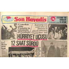 Gökçe Koleksiyon Son Havadis Gazetesi 22 Ocak 1981 - 40 Dev Sol Militanı Yargılandı   GZ97954