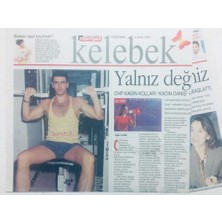 Gökçe Koleksiyon Hürriyet Gazetesi Kelebek Eki 4 Aralık 1997 - Yalnız Değilsiniz   GZ42256