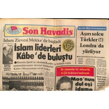 Gökçe Koleksiyon Son Havadis Gazetesi 26 Ocak 1981 - Kupa Galatasarayın Oldu   GZ97951