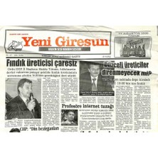 Gökçe Koleksiyon Yeni Giresun Gazetesi 31 Ağustos 2006 - Fındık Üreticisi Çaresiz GZ108833