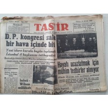 Gökçe Koleksiyon Tasvir Gazetesi - 20 Ocak 1948 - Hayatı Ucuzlatmak Için Mühim Tedbirler Alınıyor    GZ111280