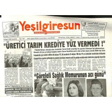Gökçe Koleksiyon Yeşil Giresun Gazetesi 24 Mayıs 2006 - Üretici Tarım Krediye Yüz Vermedi  GZ108718