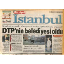Gökçe Koleksiyon Hürriyet Gazetesi Istanbul Eki 28 Nisan 1999 - Manastır Yoluna Çöp Döktüler - Dtpnin Belediyesi Oldu  GZ109165