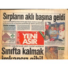 Gökçe Koleksiyon Yeni Asır Gazetesi 2 Eylül 1995 - Türkeş , Semra Özalı Mhpye Kabul Etmedi - Alihanın Biletleri Kendi Için  GZ131589