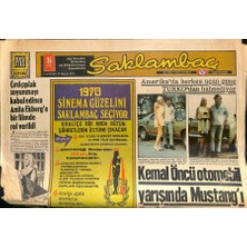 Gökçe Koleksiyon Günaydın Gazetesi Saklambaç Eki 23 Mayıs 1970 - Çırılçıplak Soyunmayı Kabul Edince Anita Ekberge Bir Filmde Rol Verildi  GZ118877