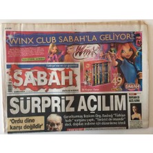 Gökçe Koleksiyon Sabah Gazetesi 15 Nisan 2009 - Orgeneral Başbuğdan Sürpriz Açılım  GZ20740