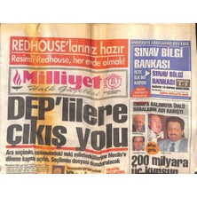 Gökçe Koleksiyon Milliyet Halk Gazetesi 21 Eylül 1994 - Azeri Petrole Ortak Olduk - Kuzmana Son Şans  GZ131769