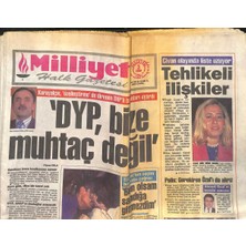 Gökçe Koleksiyon Milliyet Halk Gazetesi 3 Ekim 1994 - Aslan Kükredi - Emrah , Küçüktü Büyüdü Devleşti GZ131776