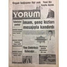 Ordu Yorum Gazetesi 18 Ocak 2007 - Imam, Genç Kızları Mesajıyla Kandırdı    GZ23419
