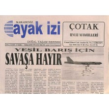 Gökçe Koleksiyon Karadeniz Ayak Izi Gazetesi Şubat 2003 - Giresunda Atık Kağıttan Oksijen Elde Edildi  GZ91502