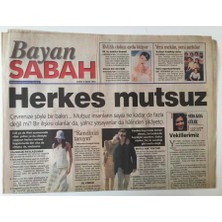 Gökçe Koleksiyon Sabah Gazetesi Bayan Eki - 7 Mart 1996 - Elif Dinçer Ile Sohbet   -  GZ43975