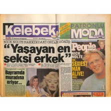 Hürriyet Gazetesi Kelebek Eki 24 Mart 1992 - Sevtap Parman Maksime Assolist , Bayramda Muradına Eriyor... GZ94162