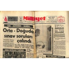 Milliyet Gazetesi - 7 Ağustos 1970 - Orta-Doğuda Sınav Soruları Çalındı  GZ110754