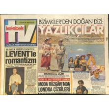 Gökçe Koleksiyon Kelebek Tv Gazetesi 1 Ağustos 1993 - Levent Yüksel, Akrep Nalan, Halit Kıvanç, Ninja Kaplumbağalar Oyuncak Reklamı   GZ126344