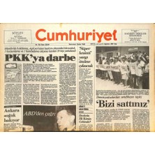 Gökçe Koleksiyon Cumhuriyet Gazetesi 11 Ağustos 1987 - Abdden Çağrı - Bodrumda Ilk Islam Gemisi  GZ126635