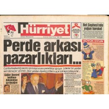 Gökçe Koleksiyon Hürriyet Gazetesi 28 Nisan 1993 - Cumhurbaşkanlığı Seçimi, Arzu Molu, Ahmet Kaya Kasetini Tanıttı, Ipek Tenolcay   GZ126404