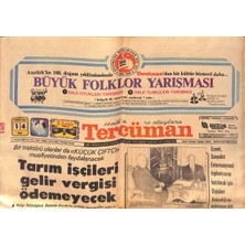 Gökçe Koleksiyon Tercüman Gazetesi 14 Nisan 1981 - Uzay Dolmuşu Dünyaya Dönüyor - Bülent Ersoy Bugün Ameliyatla Kadın Oluyor GZ132461