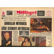 Milliyet Halk Gazetesi 7 Nisan 1983 - Hollandada Bir Türk 6 Kişiyi Öldürüldü - Galatasaray Kupadan Elendi GZ126237