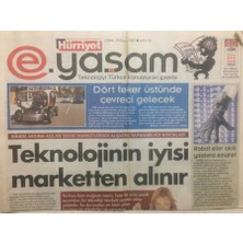 Gökçe Koleksiyon Hürriyet Gazetesi Yaşam Eki  30 Kasım  2007 - Teknolojinin Iyisi Marketten Alınır   GZ29226