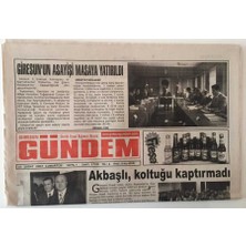 Gökçe Koleksiyon Giresun  Gündem Gazetesi 3 Şubat 2007 -  Girsun Ziraat Odası Başkanı Akbaşlı  Koltuğu Kaptırmadı  GZ28838