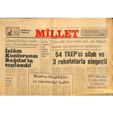 Gökçe Koleksiyon Millet Gazetesi 2 Haziran 1981 - Bangladeşte Darbe Girişimi Bastırıldı  GZ115213