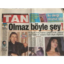 Gökçe Koleksiyon Tan Gazetesi 28 Nisan 1997-AJDA Pekkan Sevgilisinin Sözünden Çıkmıyor  GZ45241