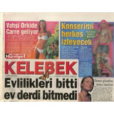 Gökçe Koleksiyon Hürriyet Gazetesi Kelebek Eki 5 Kasım 2004 - Ibrahim Tatlıses Sert Kayaya Çarptı - Kill Billden Esinlenip Filme Animasyon Ekledi   GZ93678