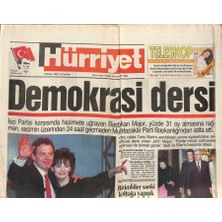Gökçe Koleksiyon Hürriyet Gazetesi 3 Mayıs 1997 - MİG-29LARIN Sırları Türkiyenin Elinde - Askerler , Çillere Mesaj Yolladı Mı ?  GZ96775