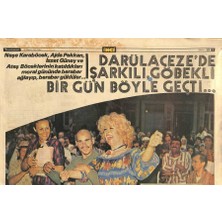 Gökçe Koleksiyon Tercüman Gazetesi Inci Eki 29 Temmuz 1977 - Gönül Yazar Bu Akşam Hasret Giderecek  GZ115149