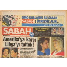 Gökçe Koleksiyon Sabah Gazetesi 10 Ocak 1986 - Uğur Dündar Için Diyarbakırdan Istanbula Kaçtılar - Hülya Koçyiğitin Kızı Gülşah Ile Emel Sayın  GZ126784