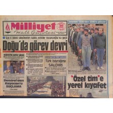Gökçe Koleksiyon Milliyet Halk Gazetesi 20 Temmuz 1987 - Seydişehir Can Çekişiyor - Demirelden Kayacana Suçlama - Doğuda Görev Devri  GZ126811