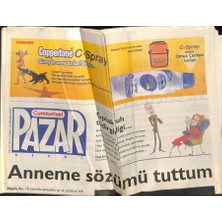 Gökçe Koleksiyon Cumhuriyet Gazetesi Pazar Eki 22 Nisan 2007 - Cahit Berkay , Uzun Saçlı Çocuk , Uzun Saçlı Adam Oldu ve Hala Muhalif  GZ96628