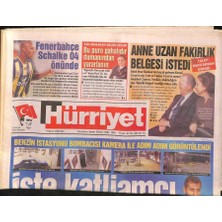 Hürriyet Gazetesi 1 Kasım 2005 - Benzin Istasyonu Bombacısı Kamera Ile Adım Adım Görüntülendi  GZ91993