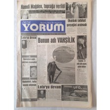 Gökçe Koleksiyon Ordu Yorum Gazetesi 14 Mart 2007 - Hamdi Mağden Toprağa Verildi  GZ23199