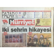 Hürriyet Gazetesi Pazar Eki 14 Ekim 2001 - Iki Şehrin Hikayesi,mardin-Iznik  GZ23072