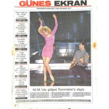 Gökçe Koleksiyon Güneş Gazetesi Ekran Eki 12 Mayıs 1990 - Phil Collins , Buster Filmiyle Sinemaseverlerin Karşısında  GZ115402
