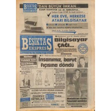 Gökçe Koleksiyon Beşiktaş Ekspres Gazetesi 22-28 Mart 1987 - Kadınlardan Kolaya Teşekkür GZ119201
