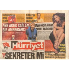 Gökçe Koleksiyon Hürriyet Gazetesi 24 Haziran 2007 - Baykalı Şoke Eden Helikopter Kazası  1 Ölü GZ116728