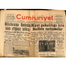 Gökçe Koleksiyon Cumhuriyet Gazetesi - 22 Mayıs 1948 - Kudüste Çok Çetin Savaşlar Oldu    GZ99522