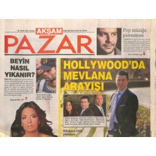 Gökçe Koleksiyon Akşam Gazetesi Pazar Eki 28 Ocak 2007 - Hollywoodda Mevlana Arayışı - Hrant Dinkin Katil Zanlısı Ogün Samast Henüz 17 Yaşında...  GZ96131