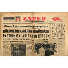 Zafer Gazetesi - 19 Haziran 1964 - Kıbrısta Çarpışmalar Tekrar Şiddetleniyor   GZ110382