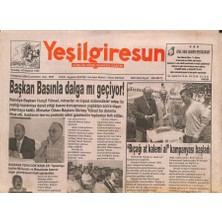 Gökçe Koleksiyon Yeşil Giresun Gazetesi 19 Haziran 2004 - Gim-Der Köye Hizmet Atağı Başlatıyor  GZ96134
